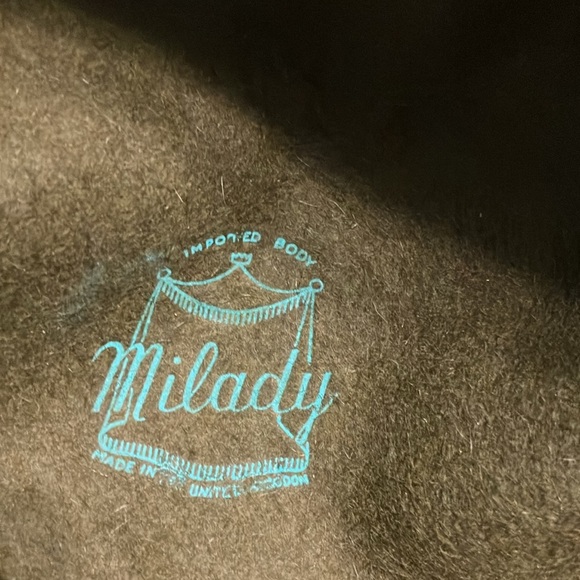 60’s Amy New York Vintage Forest Green Fuzzy Alpine Fedora Women’s Hat - Picture 9 of 9